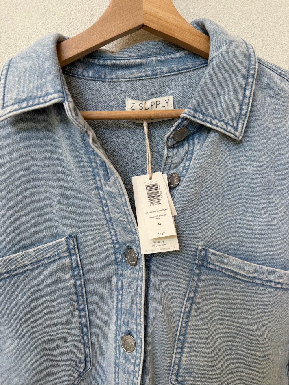 Z Supply All Day Knit Denim Jacket - Picture 4 of 5